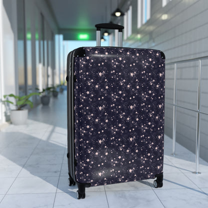 Space Galaxy SuitcasePack your bags and blast off on your next adventure with our Space Galaxy Suitcase! This sleek and sturdy luggage features a stunning galactic design that will make you stand out from the crowd. With its durable construction and spaci