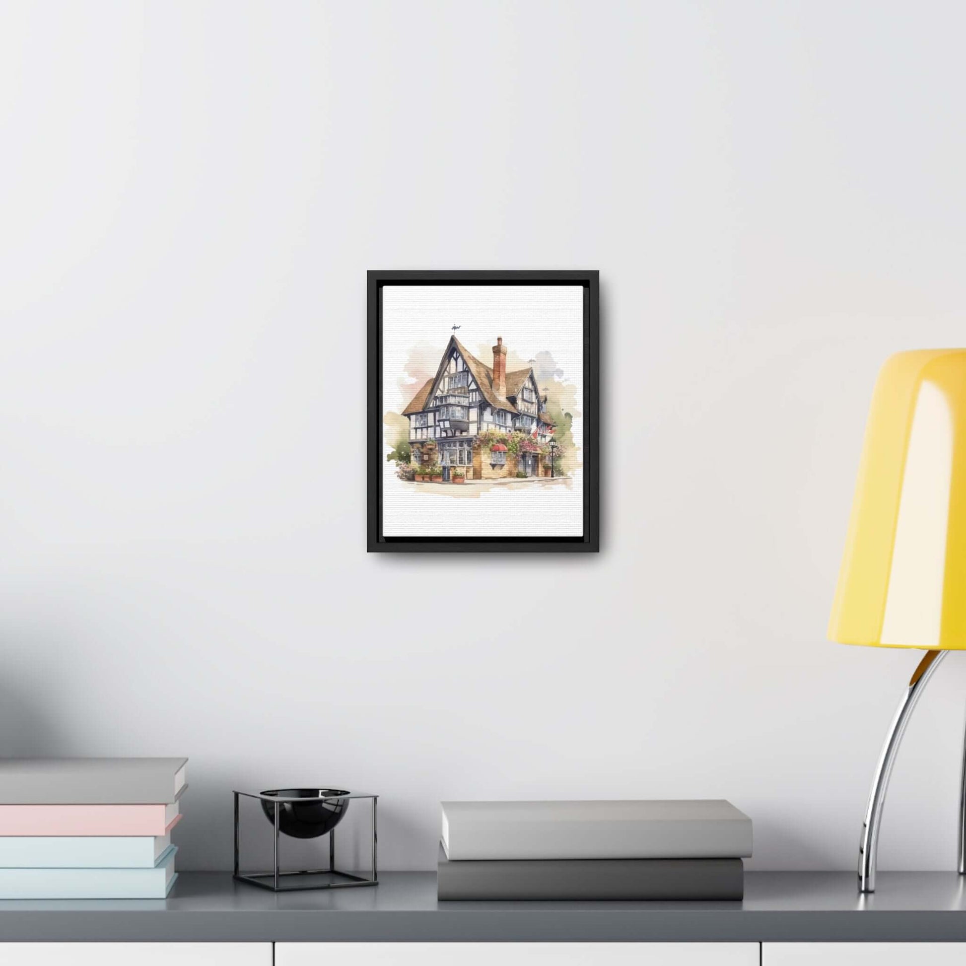 Watercolour Building PrintThis Watercolour Building Print features a vivid and detailed depiction of an architectural landscape. Perfect for adding a touch of sophistication and elegance to any room, this high-quality print captures the beauty and intrica