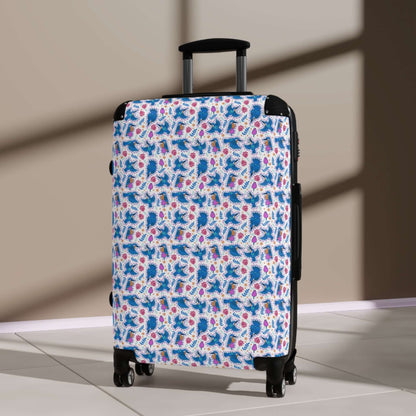 Kingfisher Bird SuitcaseTravel in style with our Kingfisher Bird Suitcase. Made with durable materials, this exquisite suitcase features intricate details of the majestic kingfisher bird. Take flight on your next adventure knowing your belongings are secu