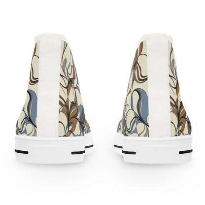 Women's Spring Flower High Top SneakersAdd a touch of elegance to your wardrobe with our Women's Spring Flower High Top Sneakers. These sneakers are the perfect combination of style and comfort, designed to elevate your look while keeping your feet happy.