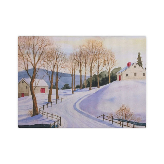 Winter Landscape CanvasThis stunning Winter Landscape Canvas features a high-quality, detailed depiction of a snowy landscape. Capturing the beauty of the season, this canvas adds a touch of elegance to any room. Made from durable materials, it will be a