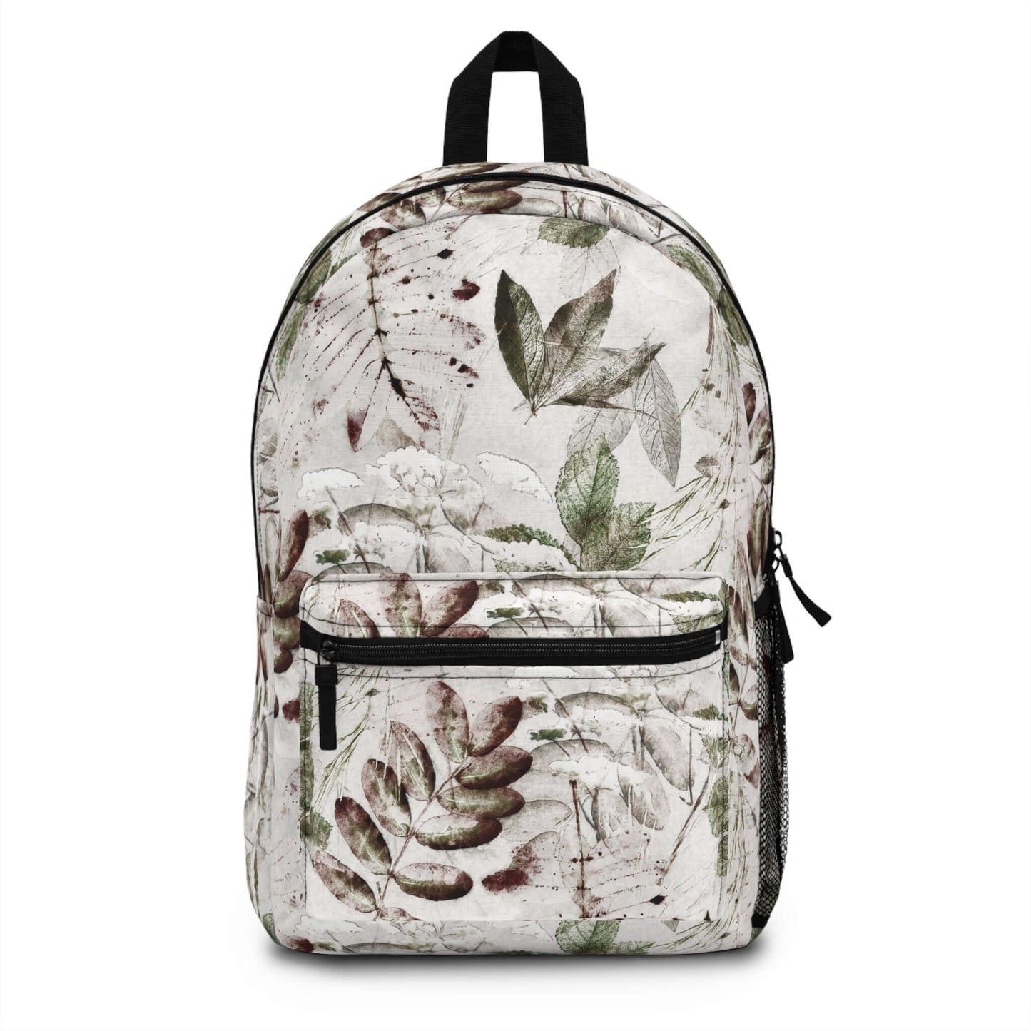 Winter Leaves BackpackStay organized and stylish this winter with our Winter Leaves Backpack. Featuring durable material and a spacious main compartment, this backpack is perfect for everyday use. With a unique leaf design, you'll stand out while staying