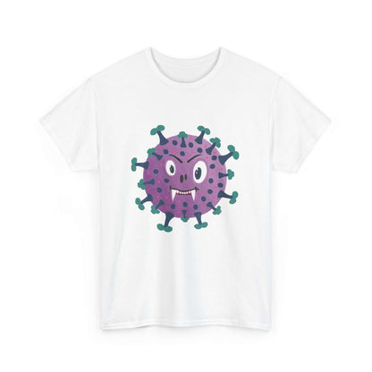 Women's Monster Vampire T-Shirt with purple vampire cartoon design by Nexware Designs, perfect for Halloween fashion.