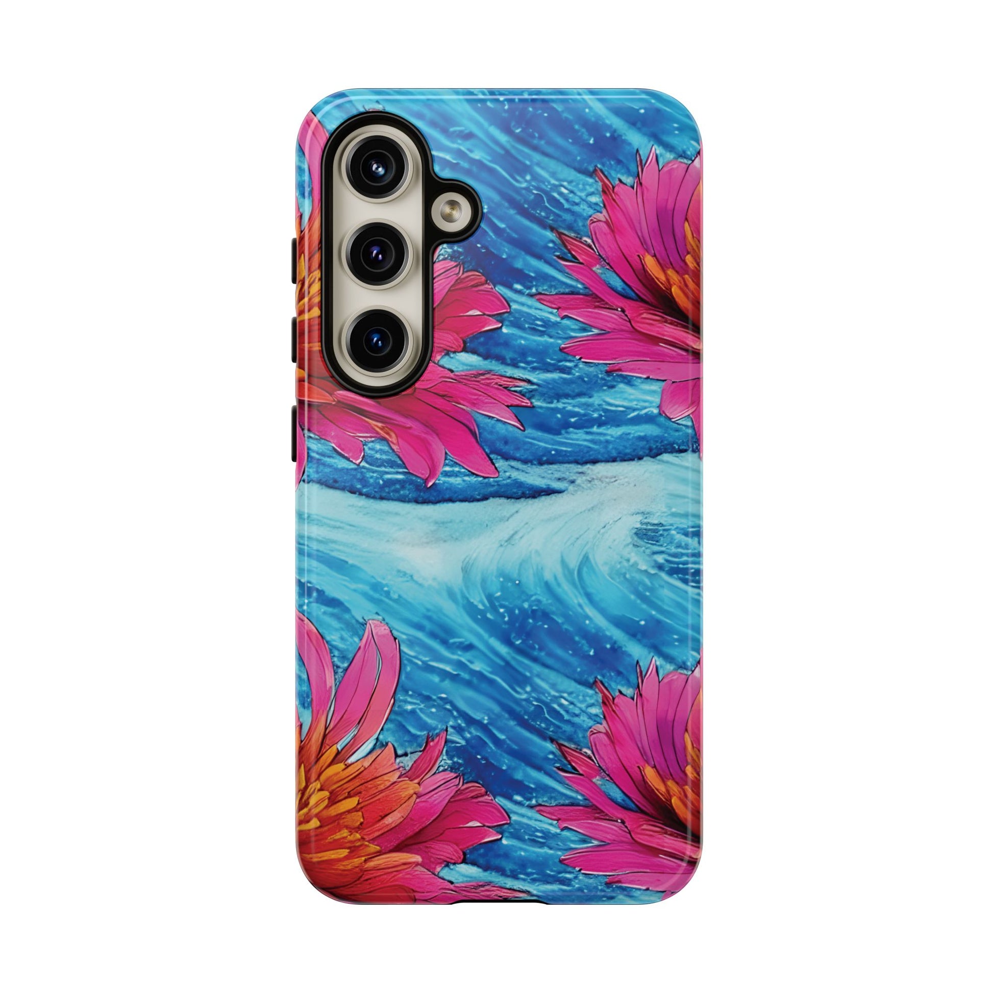 Waves & Flowers Phone Case   0