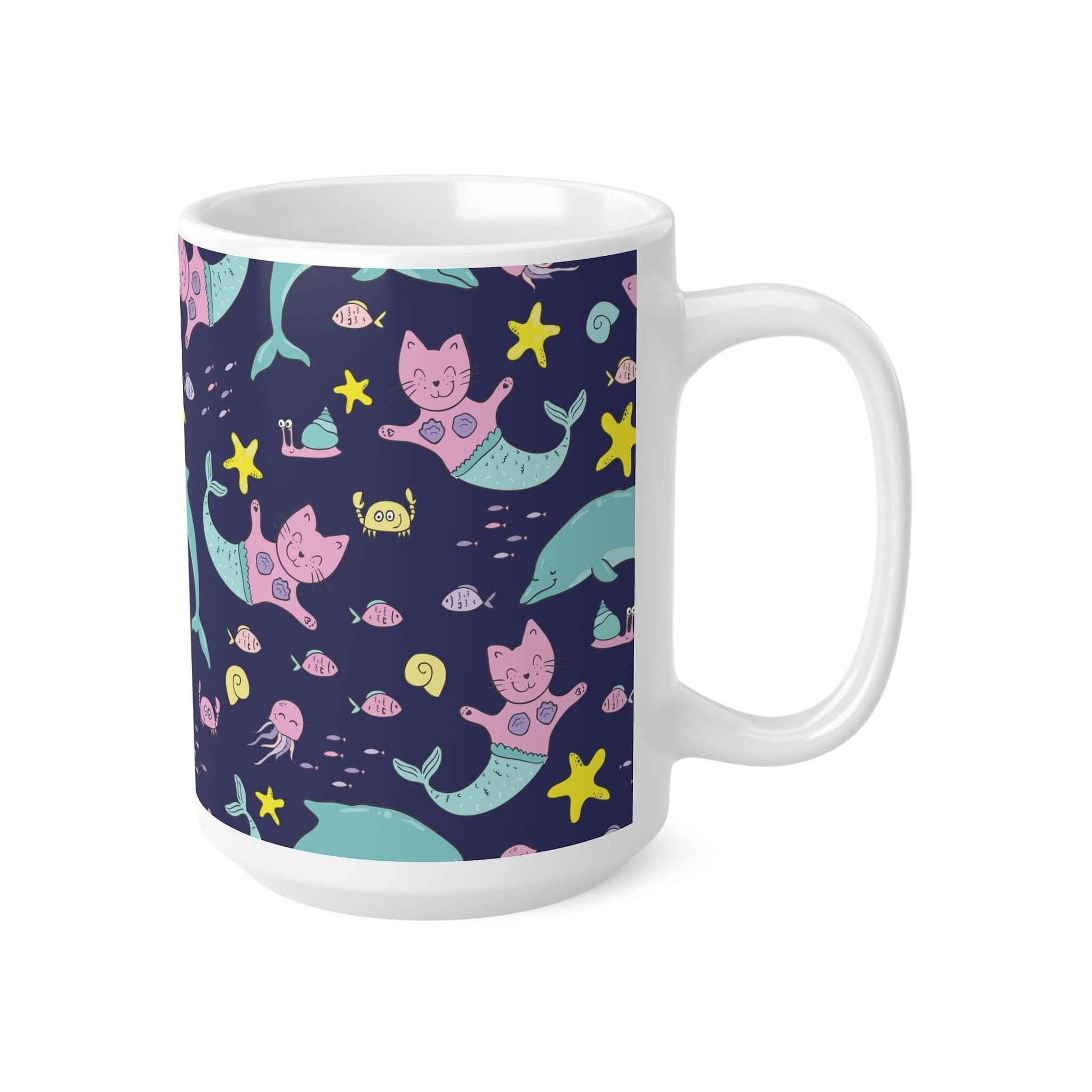 Cute Dolphin MugIndulge in the ultimate luxury with our Cute Dolphin Mug. Its charming design features a playful dolphin, adding a touch of elegance to your daily routine. Made with premium materials, this mug is the perfect blend of functionality and sop