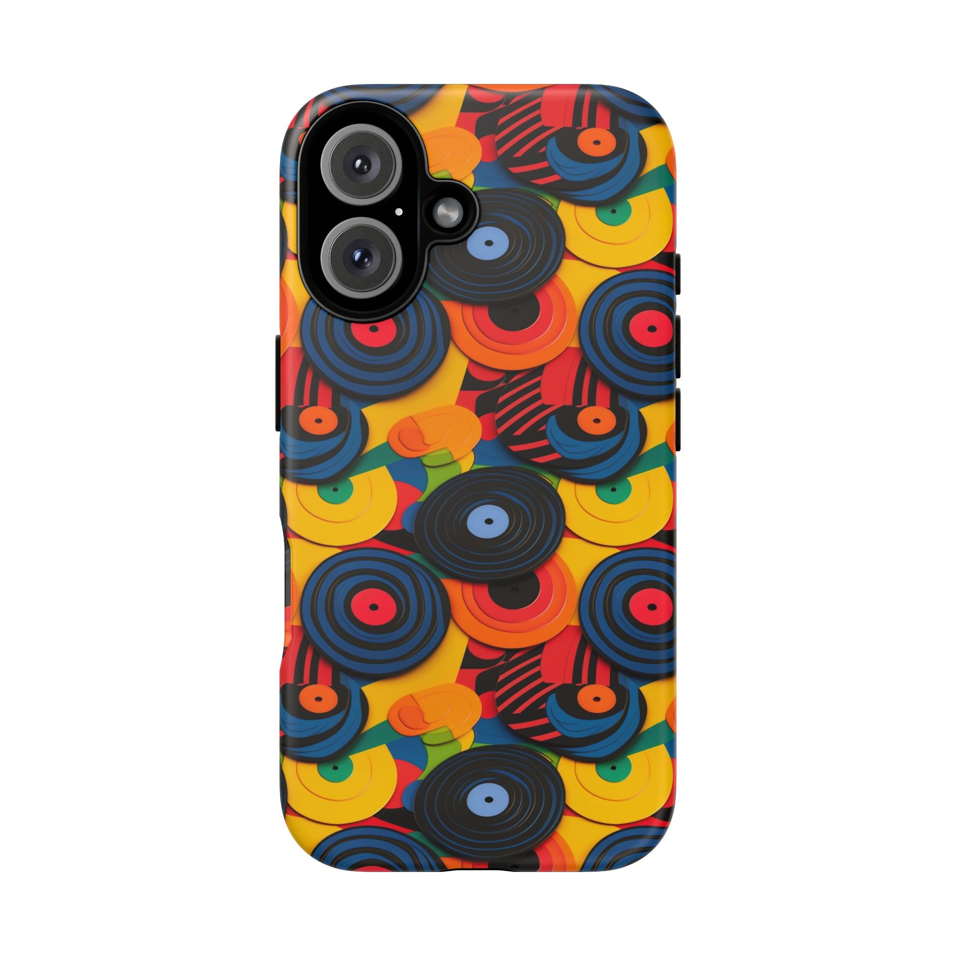Colourful Vinyl Record Phone Case  