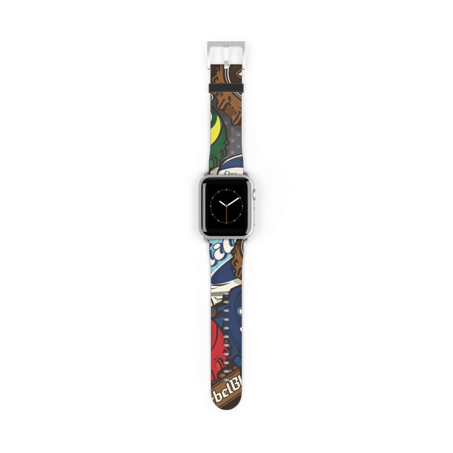 £41.87Bottle Caps Art Apple Watch BandIntroducing the exquisite Bottle Caps Art Apple Watch Band. With a unique dewcrip design, this luxurious band is a true work of art. Elevate your style with this exclusive accessory and make a bold statement. Experien