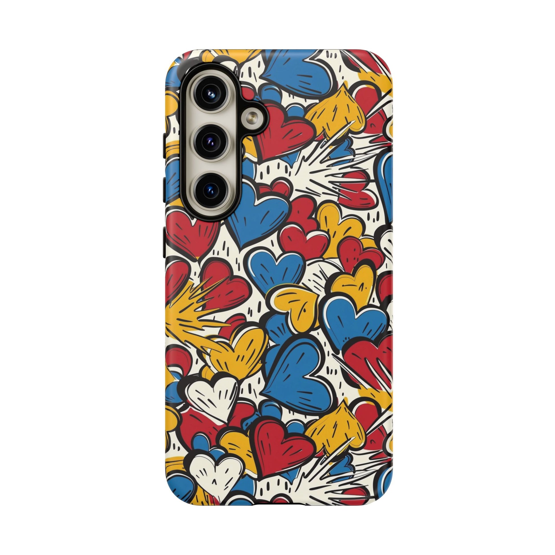 Colorful Heart Phone Case  