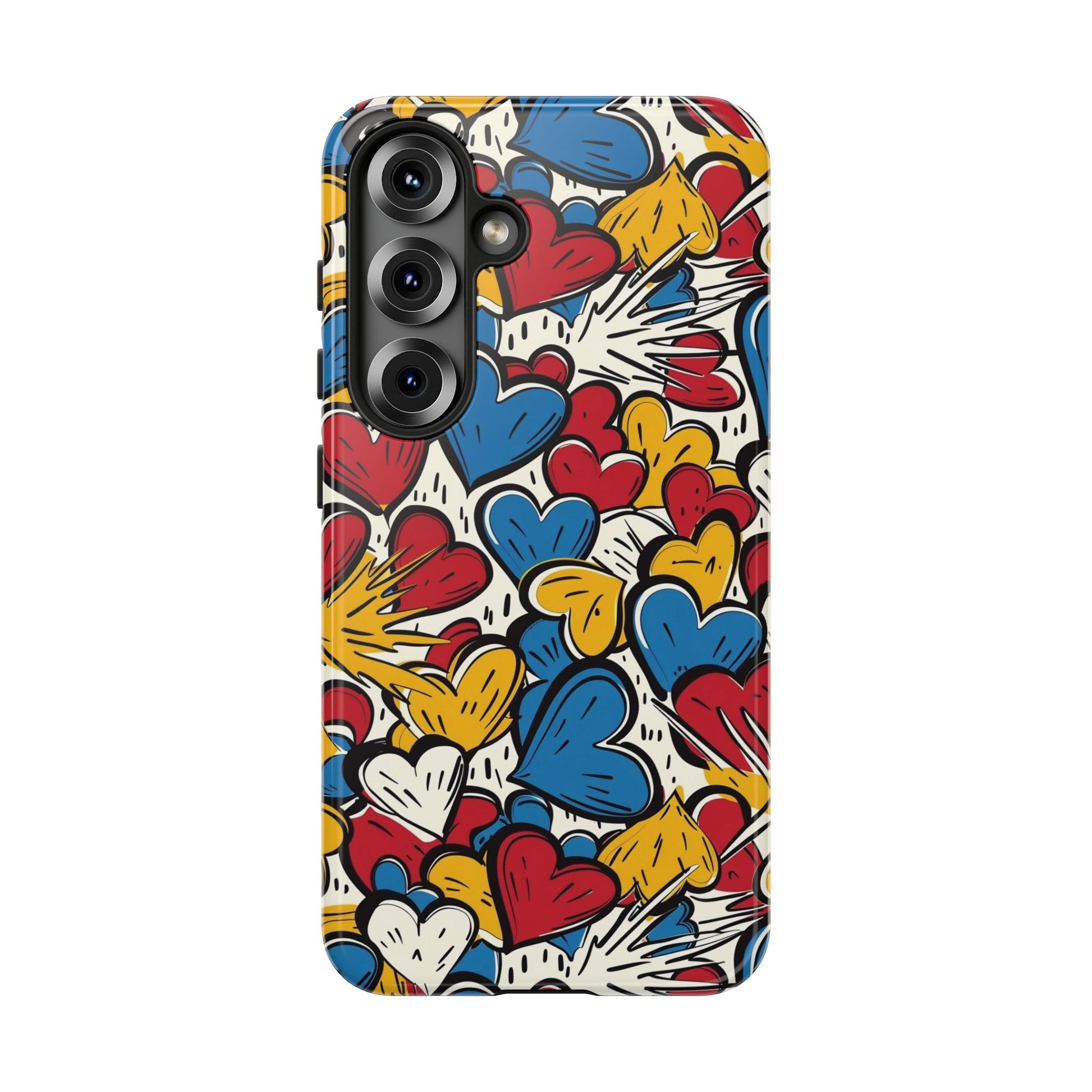 Colorful Heart Phone Case  