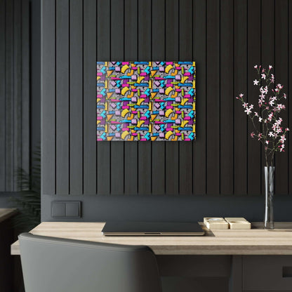 Abstract Texture Acrylic PrintIntroduce a modern touch to any room with the Abstract Texture Acrylic Print. Made with top-quality acrylic material, this print offers vibrant colors and sharp details. Its unique abstract texture design will add depth to yo