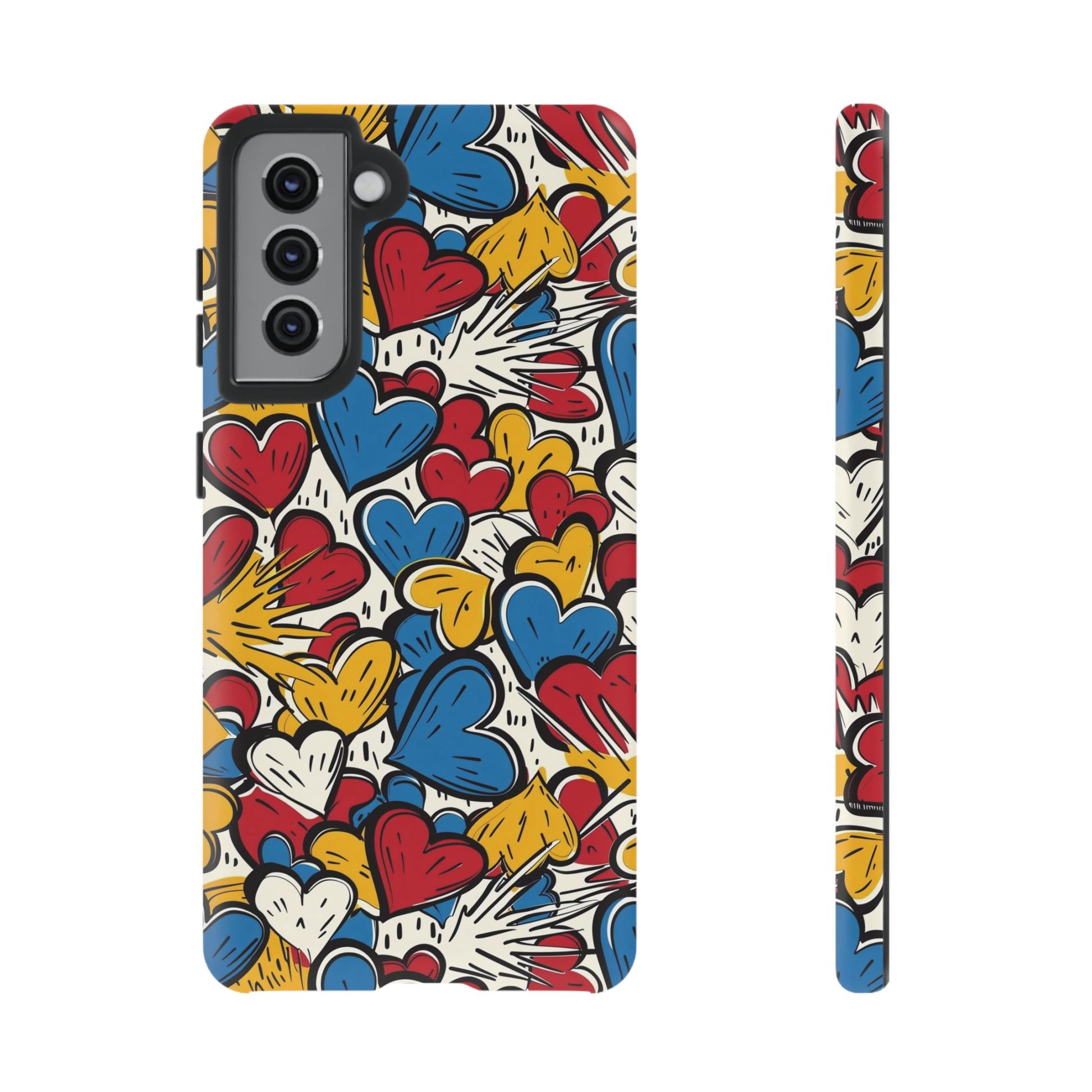 Colorful Heart Phone Case  