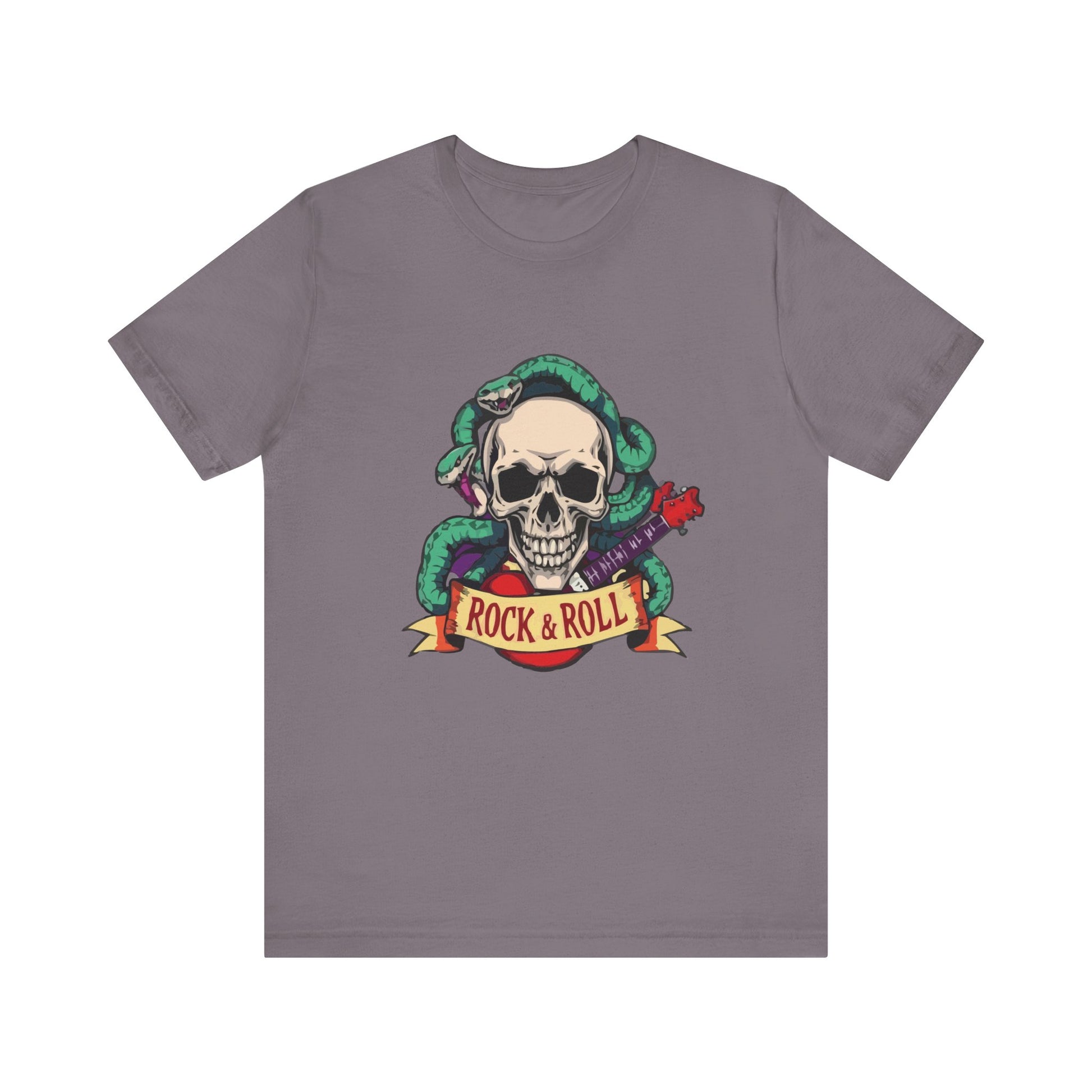 Rock & Roll Skull Men`s Tee  
