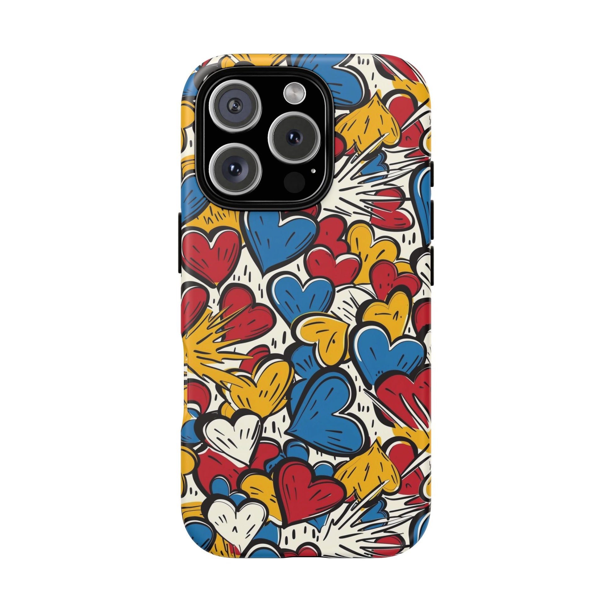Colorful Heart Phone Case  