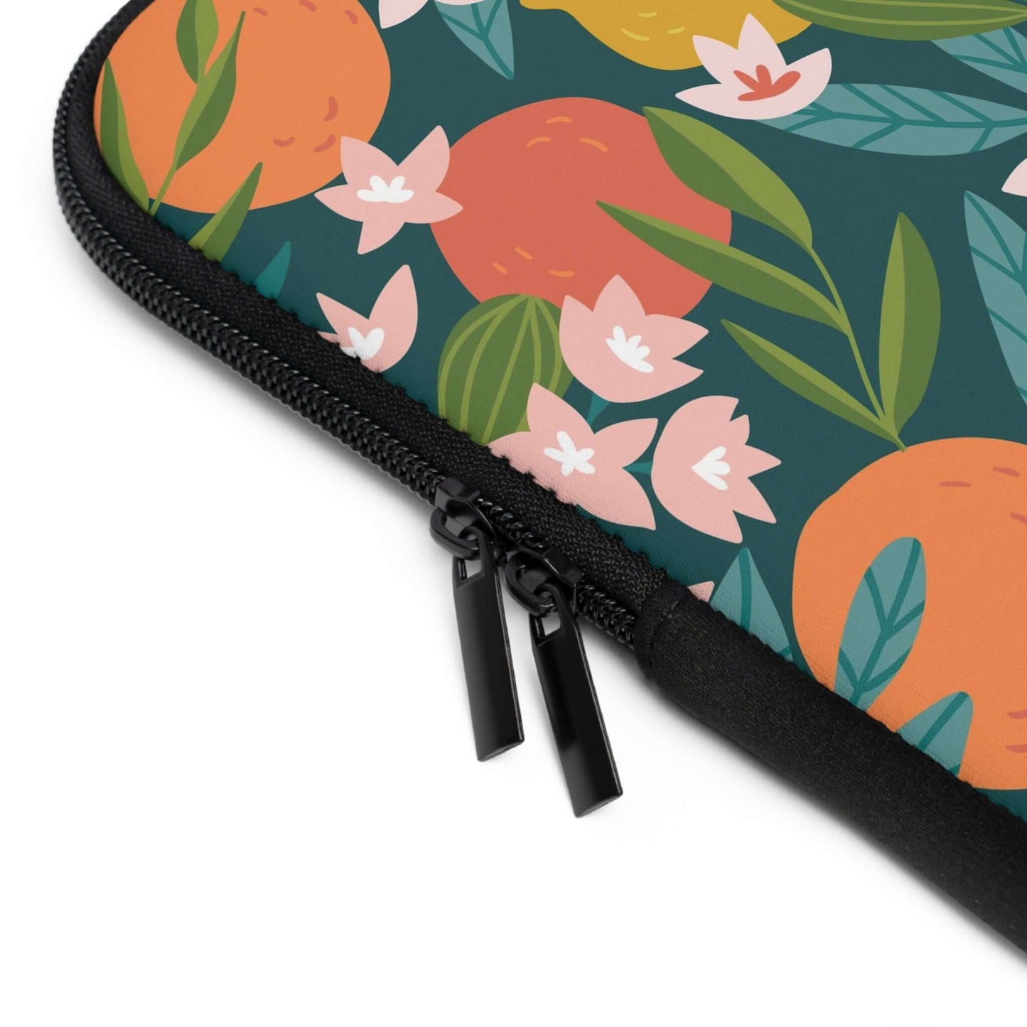 Summer Fruits Laptop SleeveSafeguard your laptop in style with our Summer Fruits Laptop Sleeve. Made from durable materials, this sleeve provides superior protection against scratches and spills, while the eye-catching design adds a touch of personality t