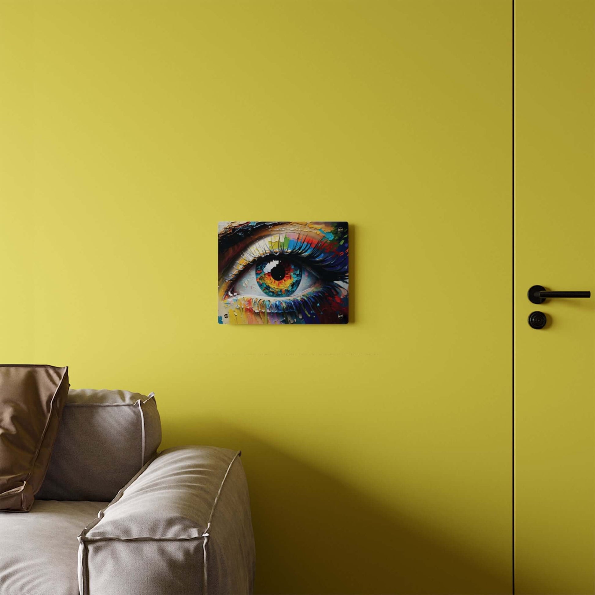 Striking Eye Acrylic PrintEnhance your space with the Striking Eye Acrylic Print. Our high-quality printing process ensures vibrant colours and sharp details, making the artwork come to life. The durable acrylic material adds a modern touch while protecti