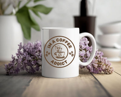 I'm a coffee addict mug  