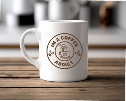 I'm a coffee addict mug  