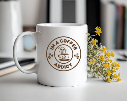I'm a coffee addict mug  