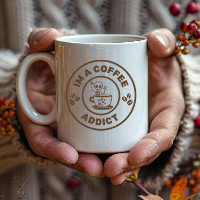 I'm a coffee addict mug  
