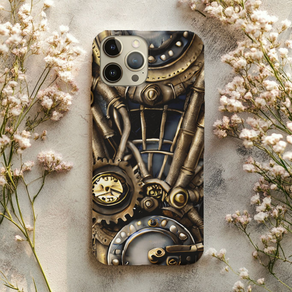 Moving Gears & Clocks Phone Case  