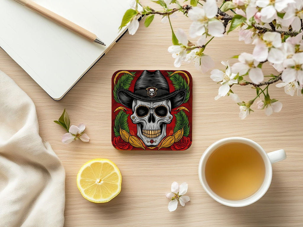 Pirate Skull Coaster Set  