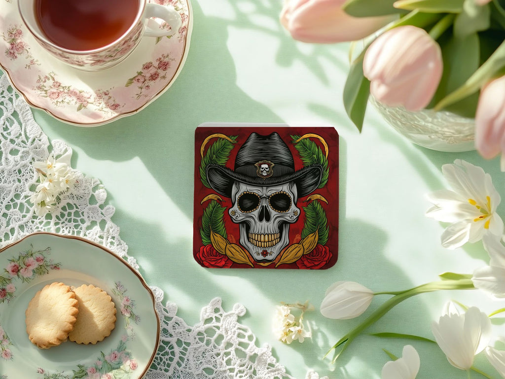 Pirate Skull Coaster Set  