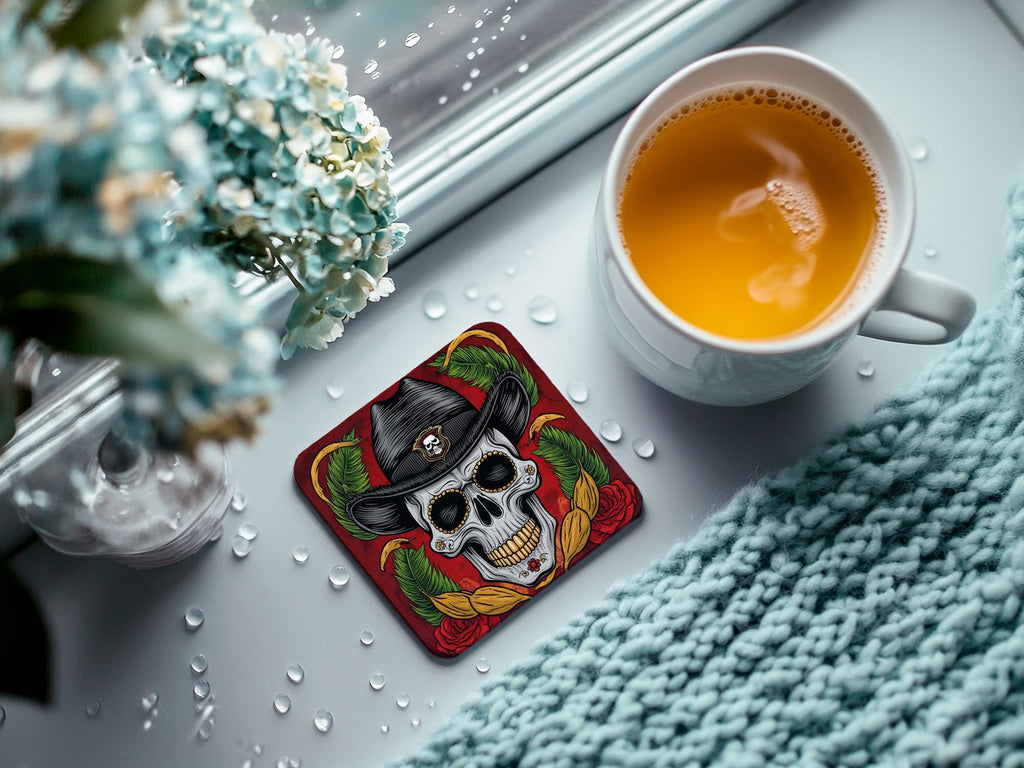 Pirate Skull Coaster Set  