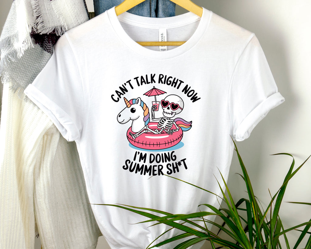 Women`s "Can't Talk Right Now I'm Doing Summer Sh*t" Tee  