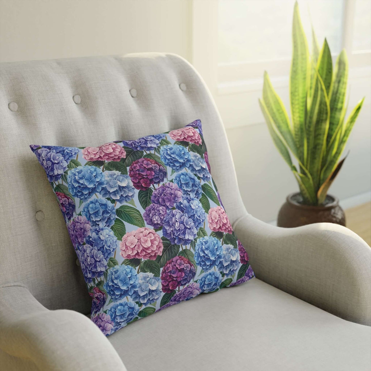 Blue Flower Cushion.