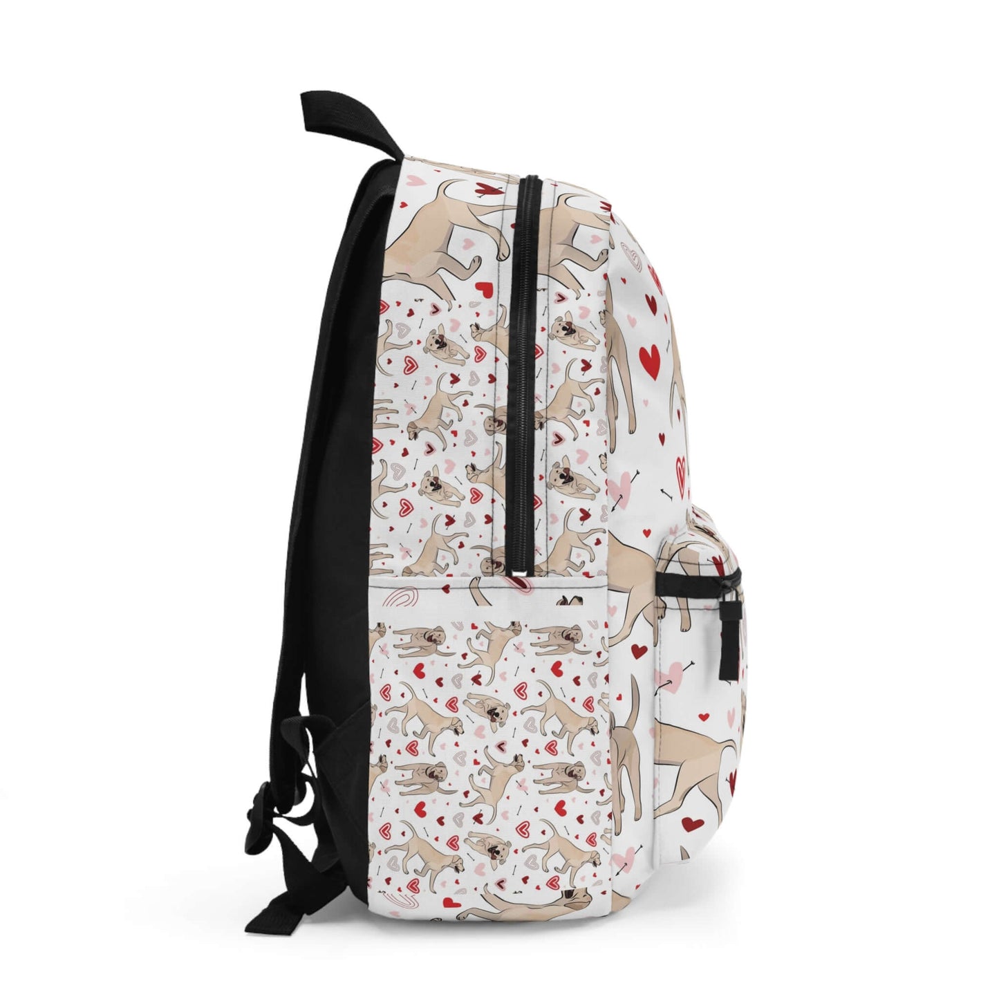 I Love Dogs BackpackThe I Love Dogs Backpack is a must-have for any dog lover! Featuring a durable design and ample space, it's perfect for carrying all your essentials on the go. With its dew-resistant material, you can take your furry friend's love with