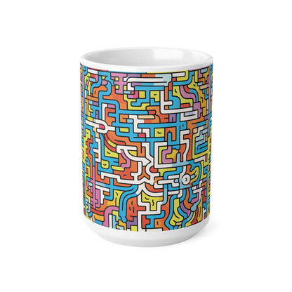 Doodle Maze MugGet lost in the fun with our Doodle Maze Mug! Perfect for those who don't take life too seriously, this quirky mug will have you navigating through a maze of doodles while sipping your favourite beverage. A playful addition to your daily ro