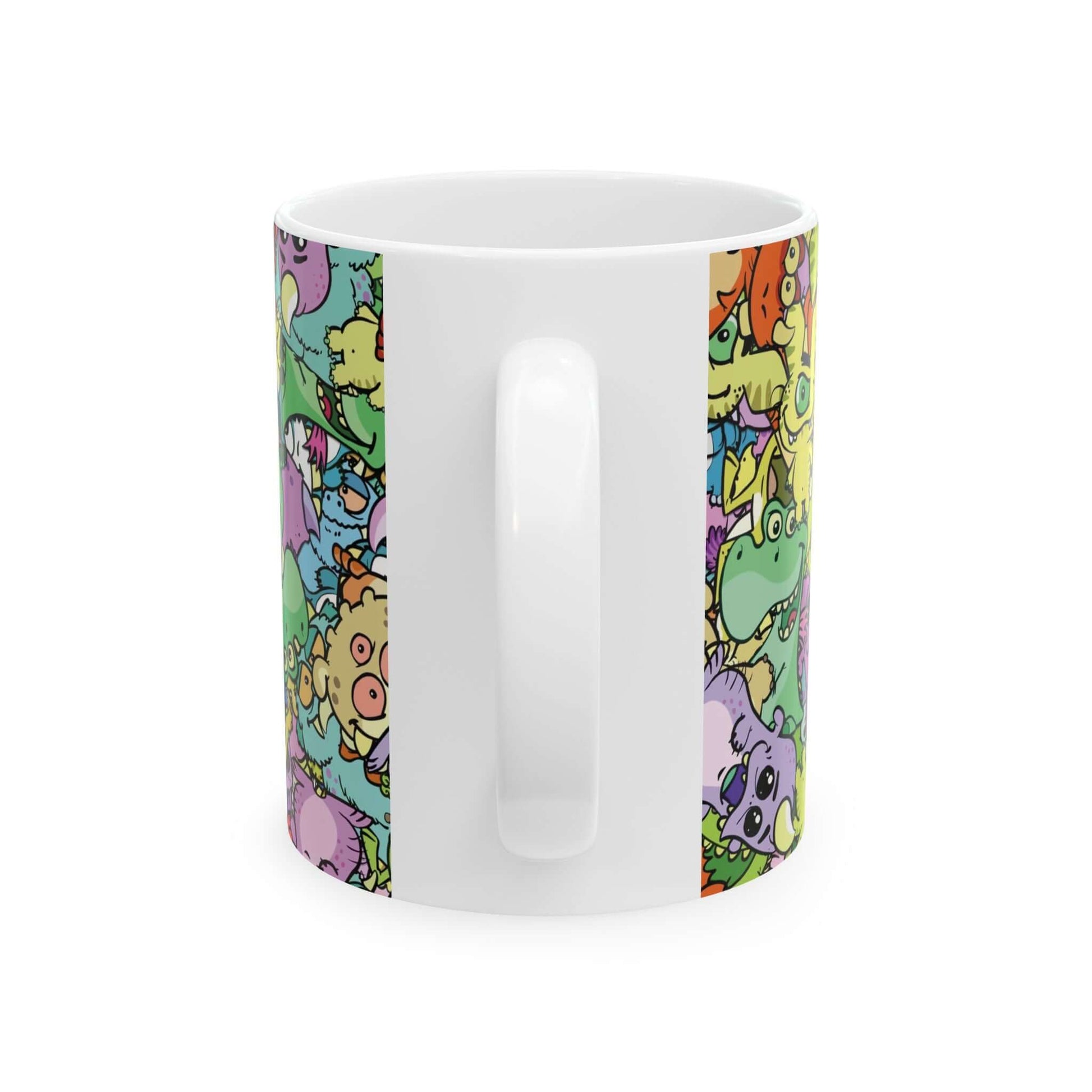 Cartoon Monsters MugGet your morning brew with the cutest companions - our Cartoon Monsters Mug! Sip your drink with these quirky critters while they add a playful touch to your day. Perfect for any monster fan (or just anyone who enjoys a little fun in t