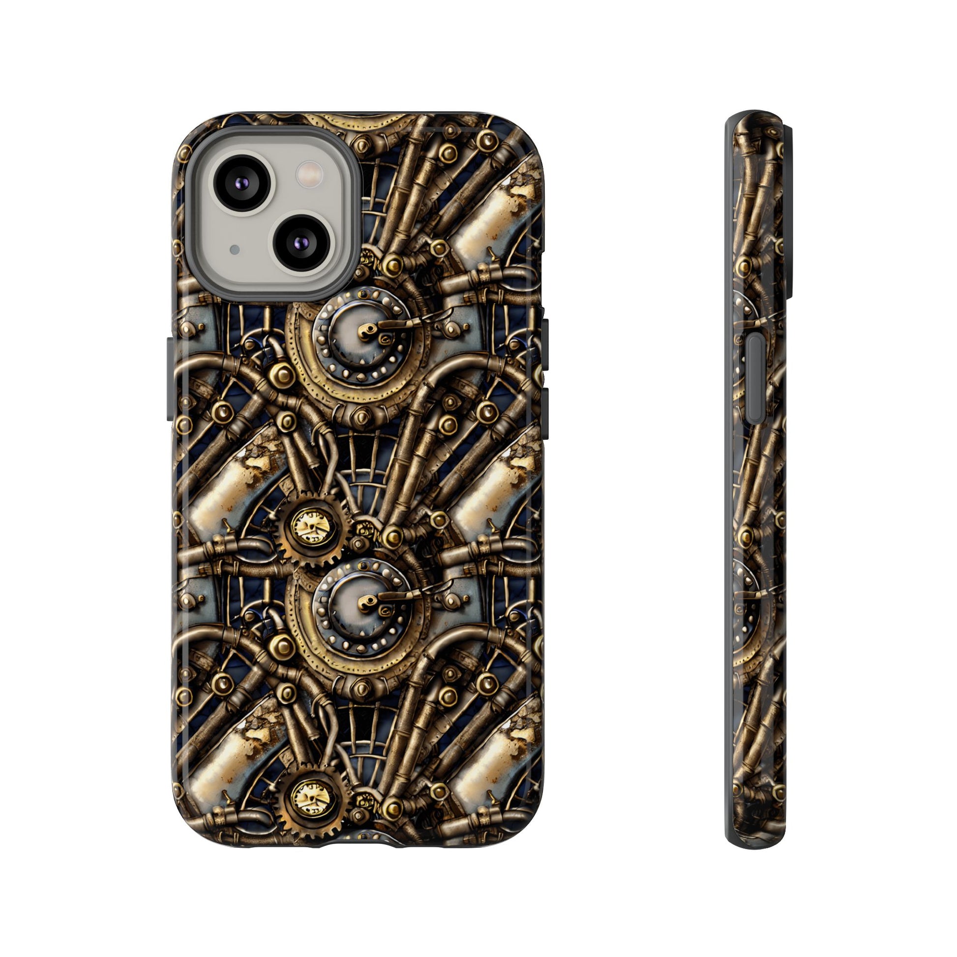 Moving Gears & Clocks Phone Case  