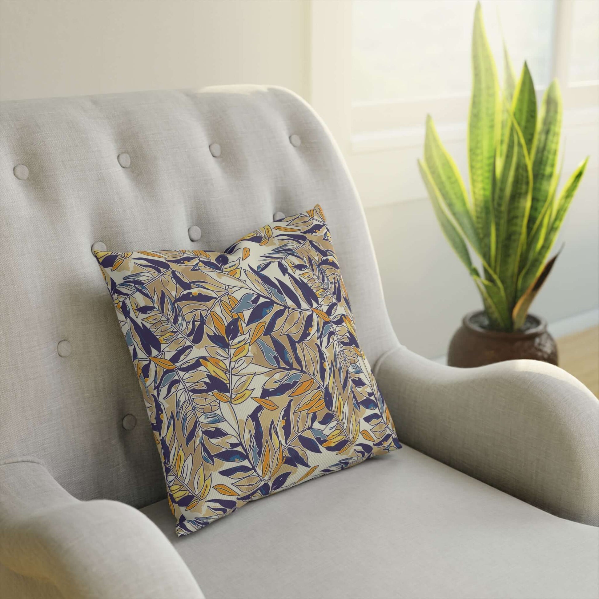 Multicolour Leaf CushionEnhance your living space with the Multicolour Leaf Cushion. This beautiful cushion features a vibrant leaf design that adds a touch of nature to any room. Made with high-quality materials, it offers comfort and durability. Enjoy t