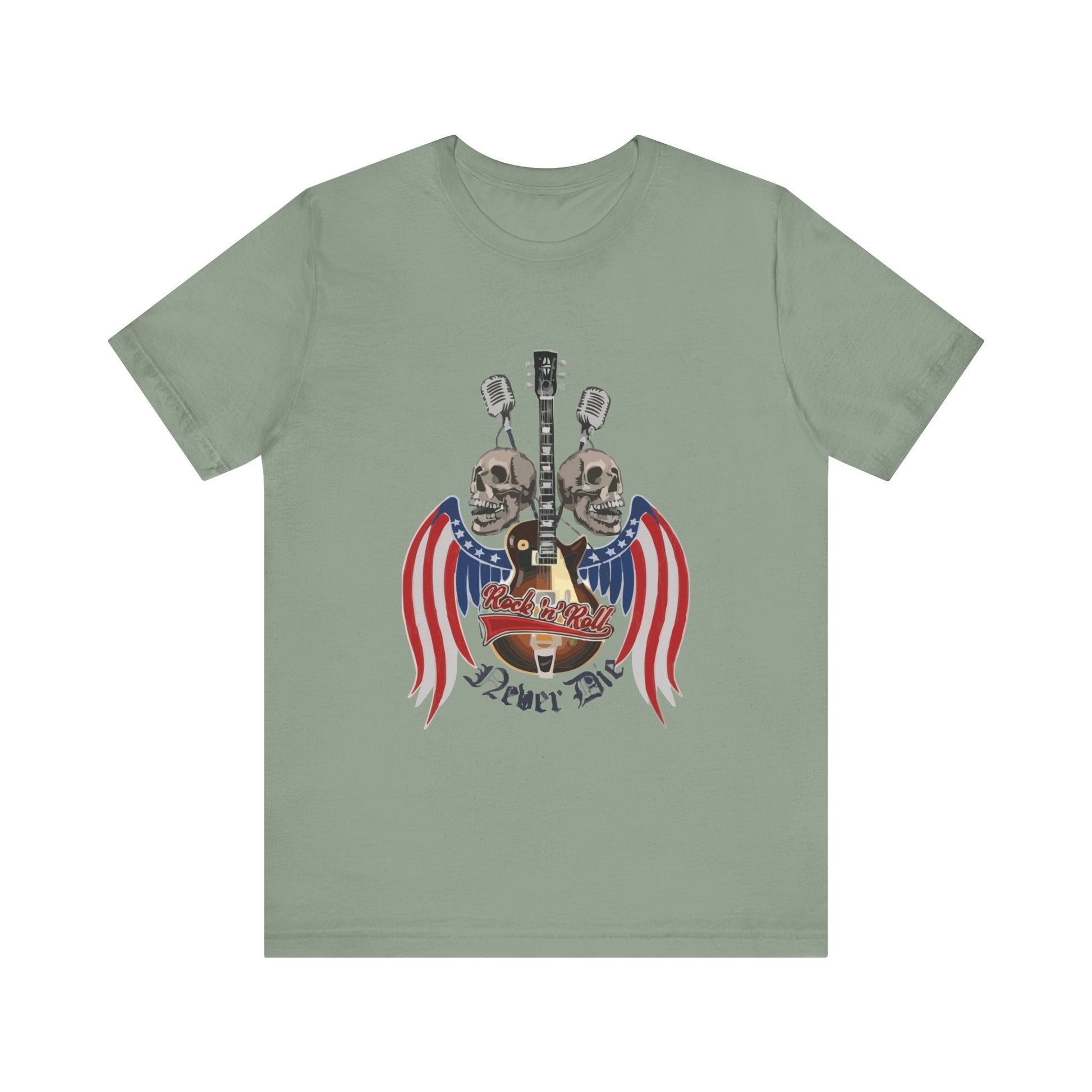 Men`s Rock and Roll Skull Tee  