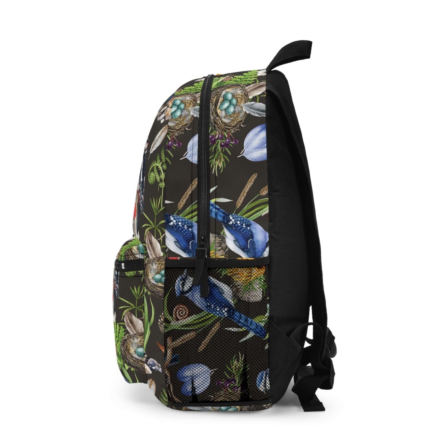 Blue Tit Bird BackpackIntroducing our Blue Tit Bird Backpack, a stylish and practical accessory for the fashion-forward nature lover. With its vibrant blue colour and intricate bird design, this backpack is sure to turn heads. Stay organized and on-trend