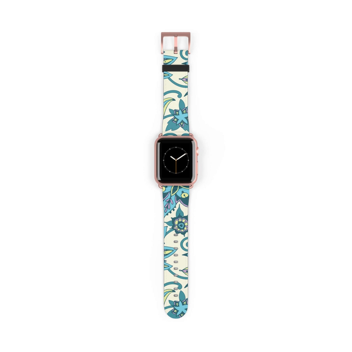 Summer Flowers Apple Watch BandEnhance your Apple Watch with our Summer Flowers band. This exquisite band features a delicate flower design, perfect for adding a touch of elegance to your wrist. Made with high-quality materials and a comfortable fit, it's