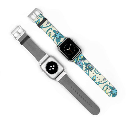 Summer Flowers Apple Watch BandEnhance your Apple Watch with our Summer Flowers band. This exquisite band features a delicate flower design, perfect for adding a touch of elegance to your wrist. Made with high-quality materials and a comfortable fit, it's