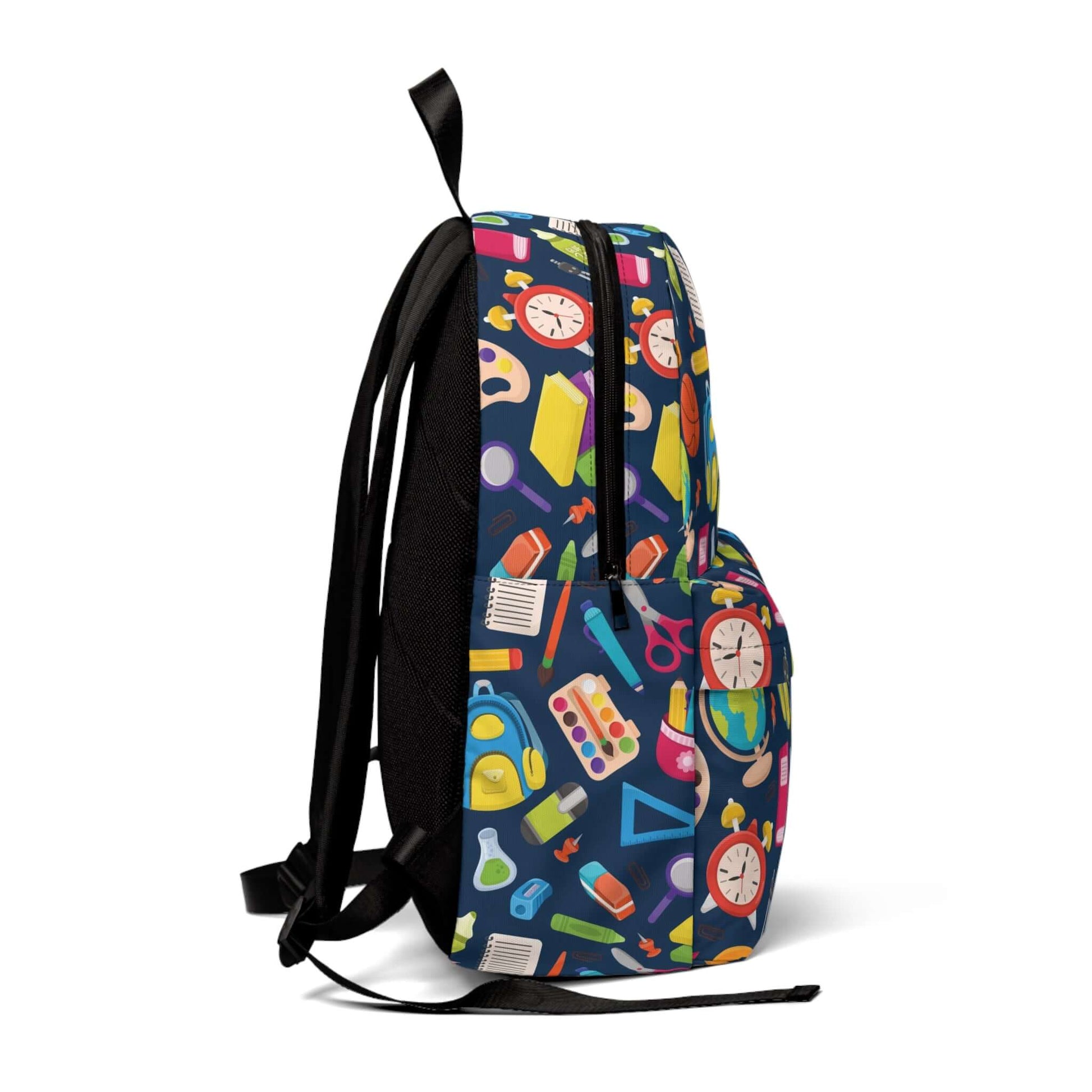 £60.19Back to school BackpackThis backpack is the perfect choice for students heading back to school. With its spacious design and multiple pockets, it provides plenty of room for books, supplies, and even a laptop. The durable material ensures long-lasti