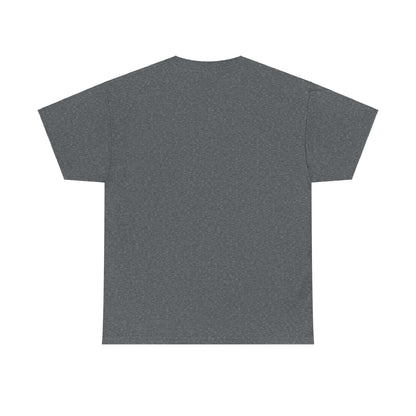 Back view of charcoal New York Art T-Shirt made from sustainable cotton, showcasing sleek design and high-quality fabric.