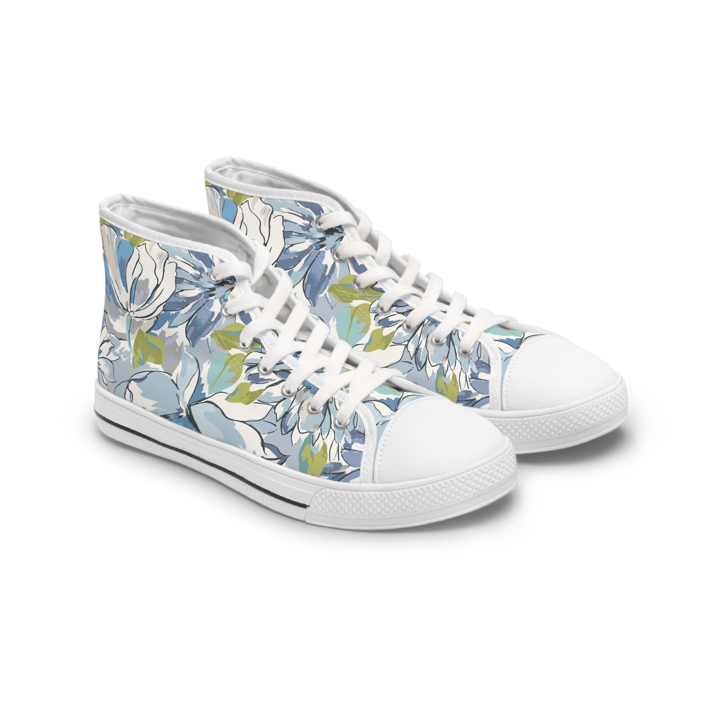 Women's Floral High Top SneakersStep into luxury with our Women's Floral High Top Sneakers. These sophisticated and exclusive shoes combine fashion and comfort with their floral design and high top silhouette. Elevate any outfit with these elegant sneaker