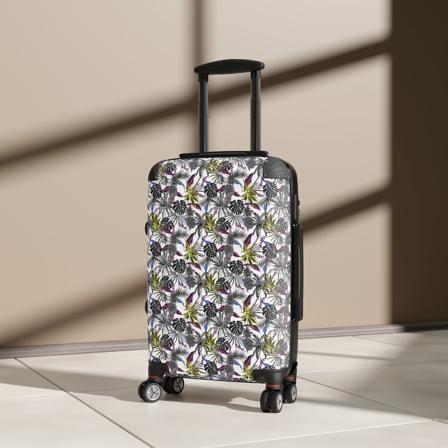 £235.54Tropical Forest SuitcaseIntroducing the Tropical Forest Suitcase - a masterpiece of luxury travel. With its vibrant and exotic design, this suitcase will surely turn heads as you jet set around the world. Made with premium materials for durability