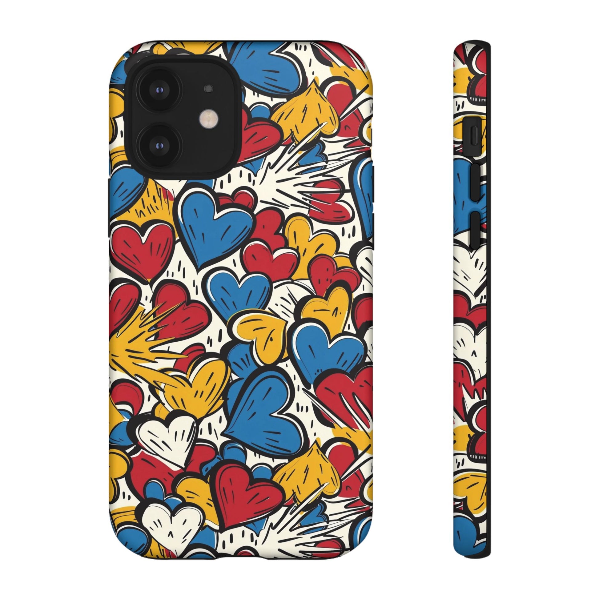 Colorful Heart Phone Case  