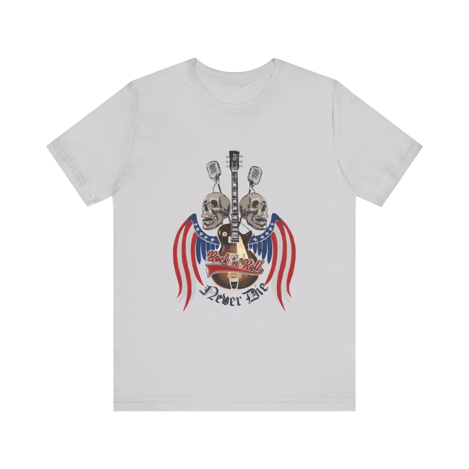 Men`s Rock and Roll Skull Tee  