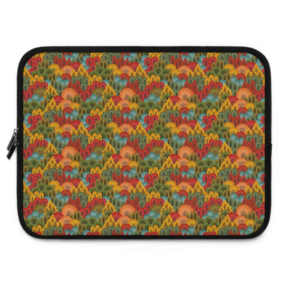 Autumn Forest Laptop SleeveThe Autumn Forest Laptop Sleeve combines style and functionality for the perfect laptop accessory. Its durable material and padded interior provide protection against scratches and bumps, while its beautiful autumn forest design