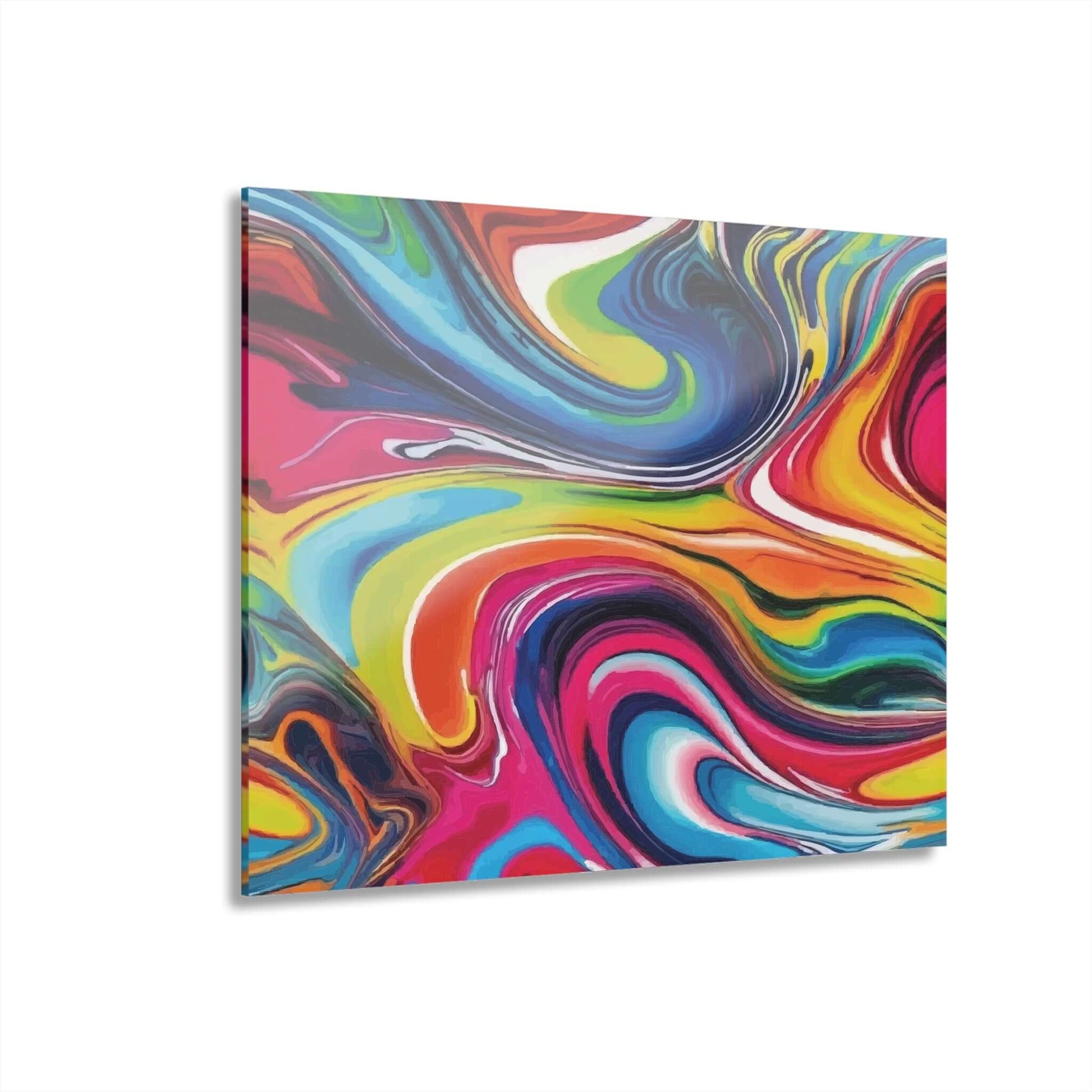 Liquid Spiral Acrylic PrintExperience the breath-taking beauty of art with our Liquid Spiral Acrylic Print. This unique piece boasts a vibrant and dynamic display, perfect for adding a touch of elegance to any room. The high-quality acrylic material showc