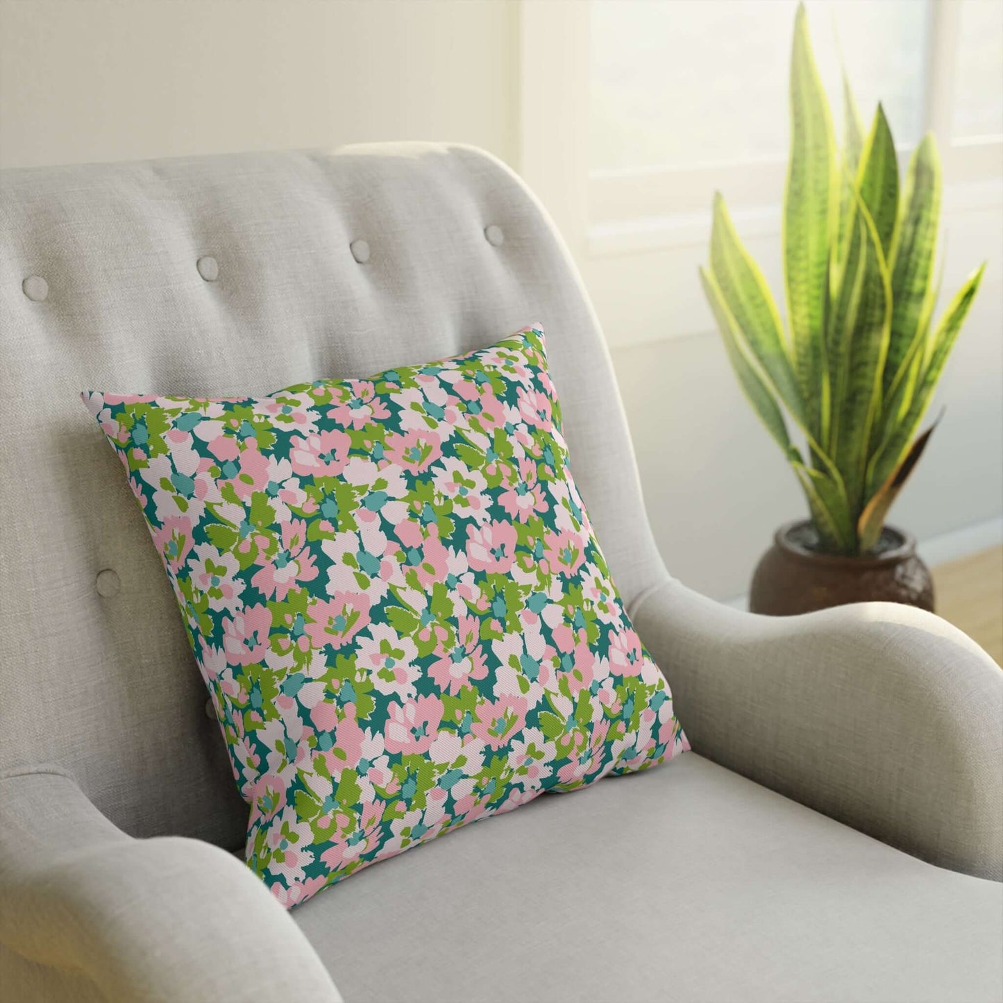 Floral Cushion.