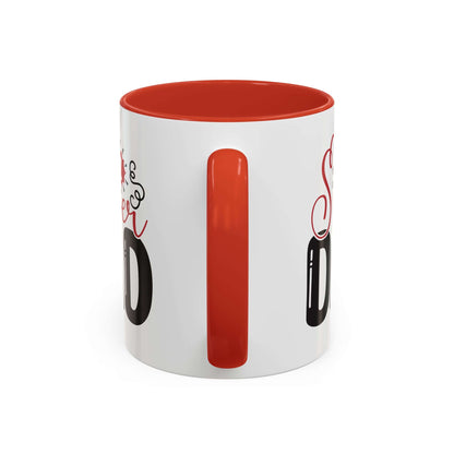 Accent Super Dad MugDrink your coffee in style with the Accent Super Dad Mug! Show your appreciation for the Super Dad in your life with this bold and functional mug. Made with high-quality materials, this mug is sure to impress. Perfect for Father's Day