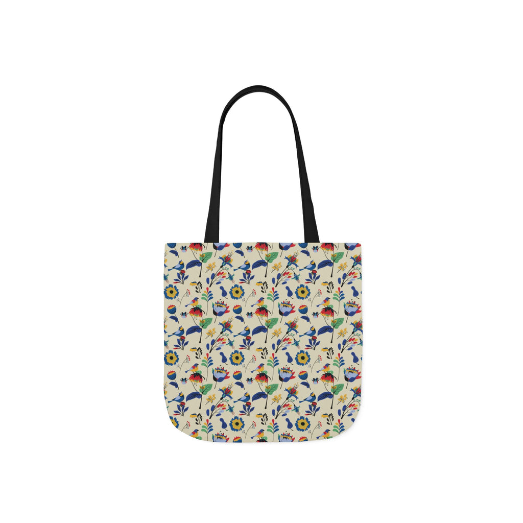 Floral & Birds Tote Bag  