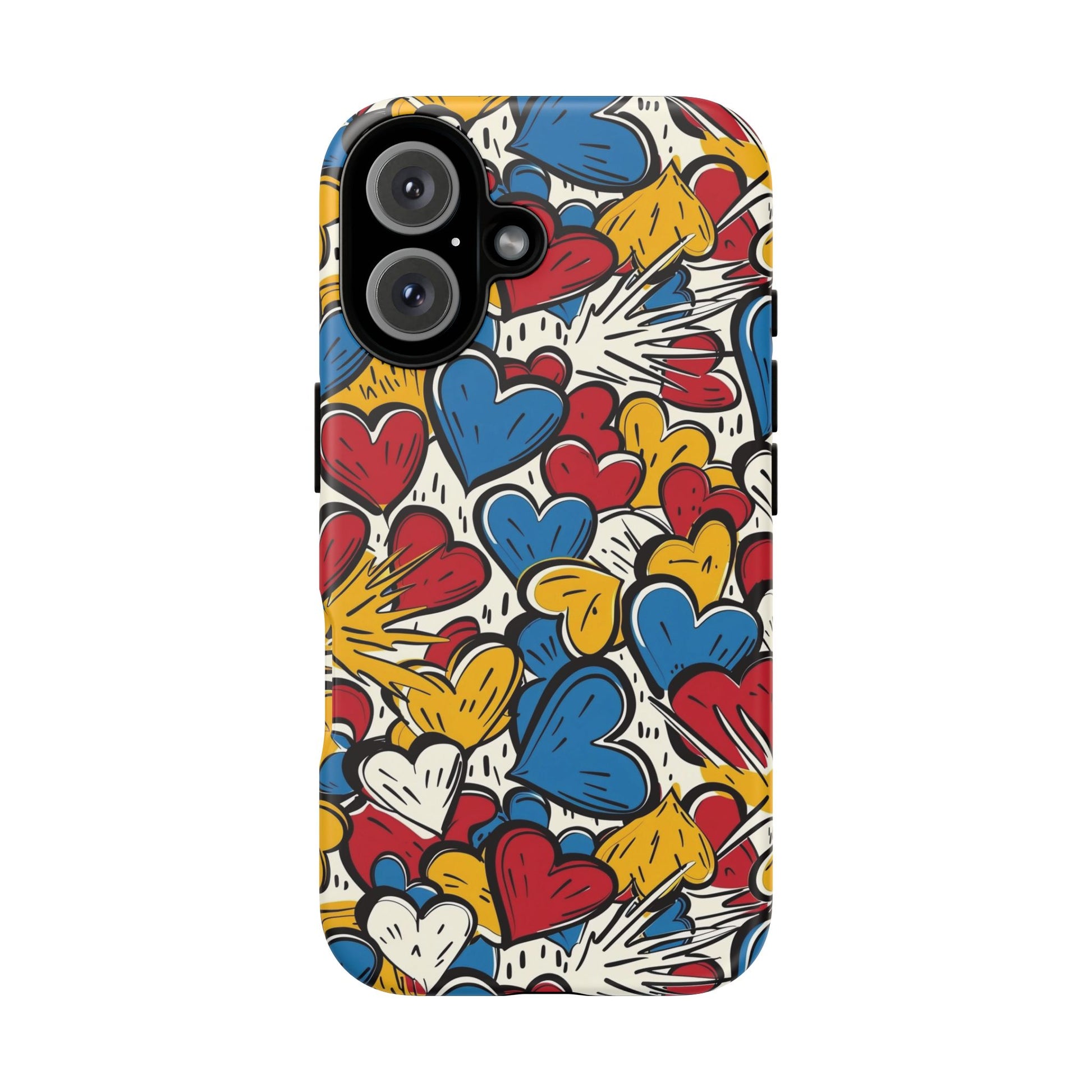 Colorful Heart Phone Case  